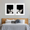 Peeking Siberian Husky Wall Art