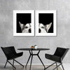 Peeking Siberian Husky Wall Art