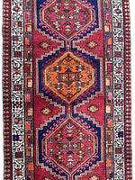 Vintage Persian Sarab Wool Runner Rug 3’4 x 10’7”