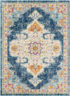 Miya Traditional Teal Area Rug