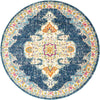 Miya Traditional Teal Area Rug