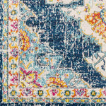 Miya Traditional Teal Area Rug