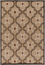 Eli Cottage Khaki Area Rug