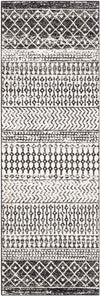 Louise Global Black/White Area Rug