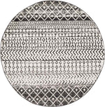 Louise Global Black/White Area Rug