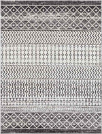 Louise Global Black/White Area Rug