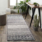 Louise Global Black/White Area Rug