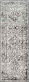 Jules Traditional Light Gray/White/Charcoal Area Rug