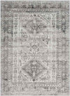 Jules Traditional Light Gray/White/Charcoal Area Rug