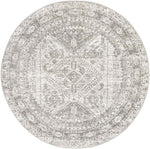 Jules Traditional Light Gray/White/Charcoal Area Rug