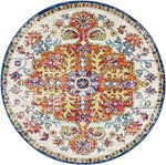 Olivia Traditional Saffron/Navy Area Rug