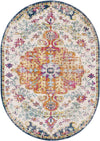 Olivia Traditional Saffron/Navy Area Rug