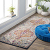 Olivia Traditional Saffron/Navy Area Rug
