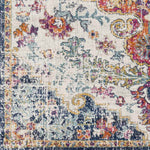 Olivia Traditional Saffron/Navy Area Rug