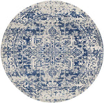 Amelia Traditional Navy Area Rug