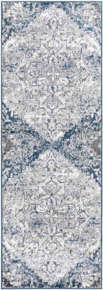 Angelo Traditional Ivory/Blue Area Rug