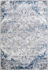 Angelo Traditional Ivory/Blue Area Rug