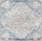 Angelo Traditional Ivory/Blue Area Rug
