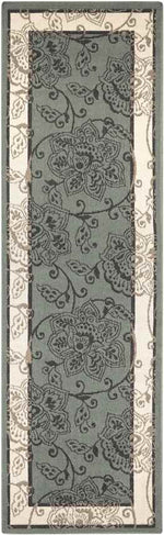 Joel Traditional Green Area Rug