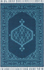 Brenna Traditional Navy Area Rug