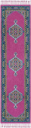 Brenna Traditional Bright Pink Area Rug
