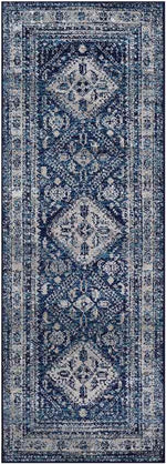 Jules Traditional Navy Area Rug