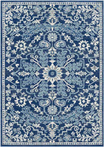 Olivia Traditional Dark Blue Area Rug