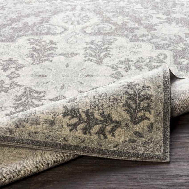 Olivia Traditional Black Area Rug