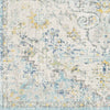 Olivia Traditional Ivory Cream/Teal/Yellow Area Rug