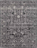 Leo Traditional Black Area Rug
