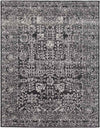 Leo Traditional Black Area Rug