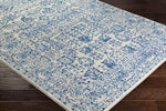 Leo Traditional Dark Blue Area Rug