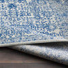 Leo Traditional Dark Blue Area Rug