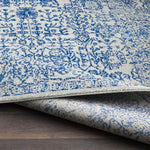Leo Traditional Dark Blue Area Rug