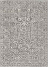 Leo Traditional Charcoal/Ivory Area Rug