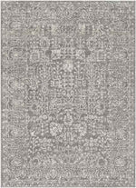 Leo Traditional Charcoal/Ivory Area Rug
