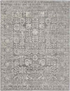 Leo Traditional Charcoal/Ivory Area Rug