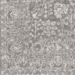 Leo Traditional Charcoal/Ivory Area Rug