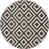 Maya Modern Black Area Rug