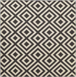 Maya Modern Black Area Rug