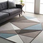 Kelly Modern Taupe Area Rug