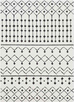 Ava Global Black/Charcoal Area Rug