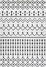 Ava Global Black/Charcoal Area Rug