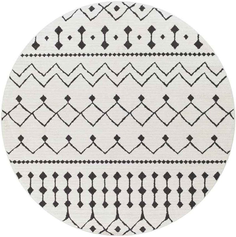 Ava Global Black/Charcoal Area Rug