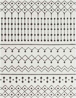Ava Global Black/Charcoal Area Rug