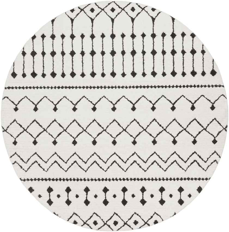 Ava Global Black/Charcoal Area Rug