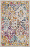 Emilly Traditional Saffron/Burnt Orange Area Rug