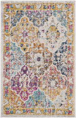 Emilly Traditional Saffron/Burnt Orange Area Rug