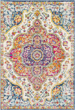 Lola Traditional Pink/Saffron Area Rug