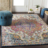 Lola Traditional Pink/Saffron Area Rug